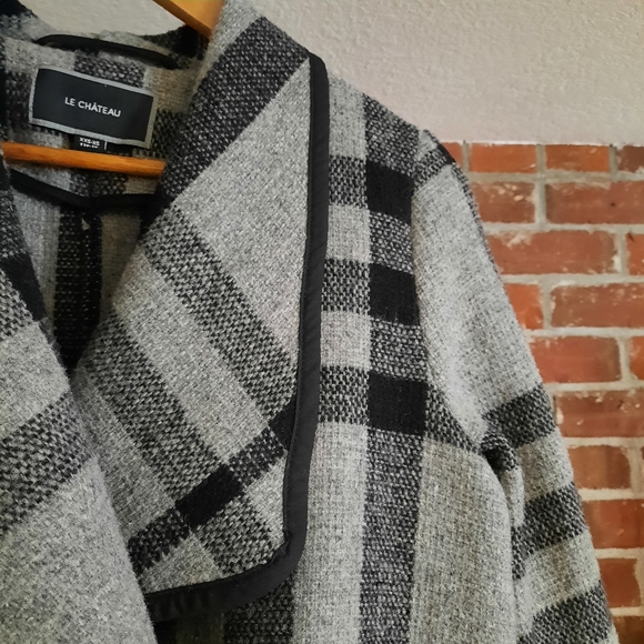 Le Chateau Light Wool Blend Coat - Picture 4 of 6